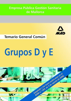 Bertrand.pt - Empresa Publica Gestion Sanitaria De Mallorca. Grupos D Y E