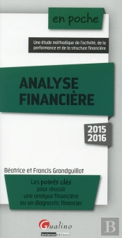 En Poche Analyse Financiere 2015-2016, 6eme Ed.