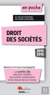 En Poche Droit Des Societes 2015-2016, 7eme Ed.