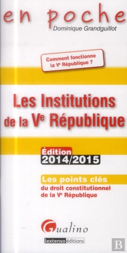 Bertrand.pt - En Poche - Institutions De La Ve Republique 2014-2015, 6eme Edition