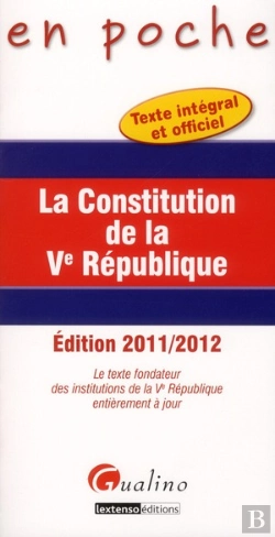 Bertrand.pt - En Poche-La Constitution De La Ve Republique,3eme Editioon