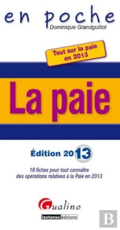 En Poche - La Paie En 2013, 3eme Edition