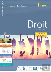 En Situation : Droit ; Terminale Stmg ; Cahier De L'Élève (Édition 2020)