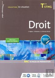 En Situation ; Droit ; Terminale Stmg ; Livre De L'Élève (Édition 2018)