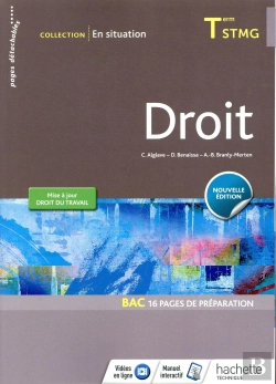 Bertrand.pt - En Situation ; Droit ; Terminale Stmg ; Livre De L'Élève (Édition 2018)