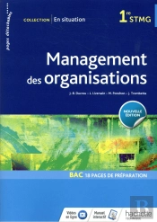 En Situation ; Management Des Organisations ; 1re Stmg ; Livre De L'Élève (Édition 2018)