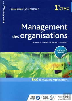 Bertrand.pt - En Situation ; Management Des Organisations ; 1re Stmg ; Livre De L'Élève (Édition 2018)