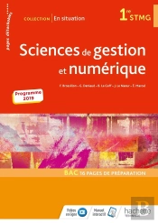 En Situation : Sciences De Gestion Et Numérique ; 1re Stmg ; Livre De L'Élève (Édition 2019)