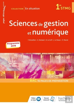 Bertrand.pt - En Situation : Sciences De Gestion Et Numérique ; 1re Stmg ; Livre De L'Élève (Édition 2019)