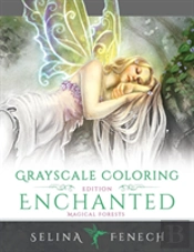 Enchanted Magical Forests - Grayscale Coloring Edition