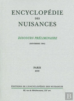 Bertrand.pt - Encyclopedie Des Nuisances : Discours Préliminaire