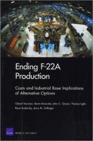 Ending F22a Production