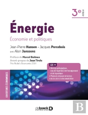 Énergie ; Économie Et Politiques (3e Édition)