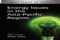 Energy Issues In The Asia-Pacific Region