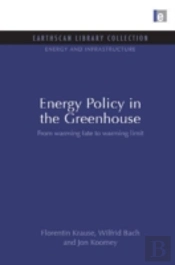 Energy Policy In The Greenhouse