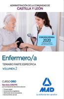 Enfermero/A De La Administración De La Comunidad De Castilla Y León.Temario Específico Volumen 2