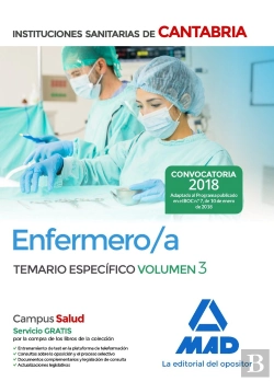 Bertrand.pt - Enfermero/A De Las Instituciones Sanitarias De Cantabria. Temario Específico Volumen 3