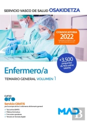 Enfermero/A De Osakidetza-Servicio Vasco De Salud. Temario General Volumen 1