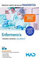 Enfermero/A De Osakidetza-Servicio Vasco De Salud. Temario General Volumen 2
