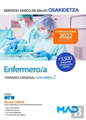 Enfermero/A De Osakidetza-Servicio Vasco De Salud. Temario General Volumen 2