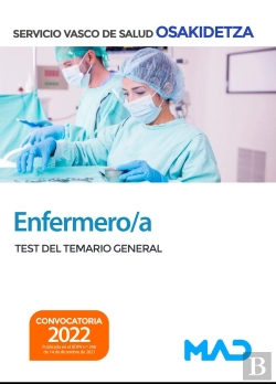 Bertrand.pt - Enfermero/A De Osakidetza-Servicio Vasco De Salud. Test Del Temario General
