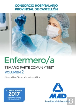 Bertrand.pt - Enfermero/A Del Consorcio Hospitalario Provincial De Castellón. Temario Parte Común Y Test Volumen 2