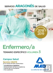 Enfermero/A Del Servicio Aragonés De Salud. Temario Específico Volumen 3