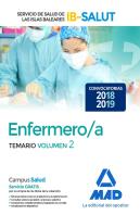 Enfermero/A Del Servicio De Salud De Las Illes Balears (Ib-Salut).Temario Volumen 2