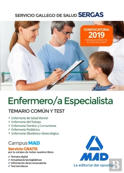 Bertrand.pt - Enfermero/A Especialista Del Servicio Gallego De Salud. Temario Común Y Test