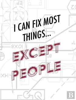 Bertrand.pt - Engineer Graph Paper Notebook - I Can Fix Most Things Except People