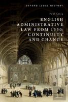 English Administrative Law From 1550