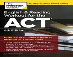 English And Reading Workout For The Act