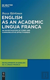 English As An Academic Lingua Franca