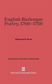 English Burlesque Poetry, 1700-1750