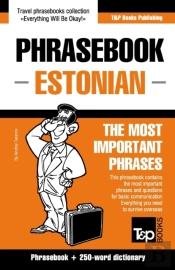 English-Estonian Phrasebook & 250-Word Mini Dictionary