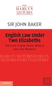 English Law Under Two Elizabeths