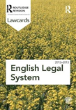 English Legal System Lawcards 2012-2013