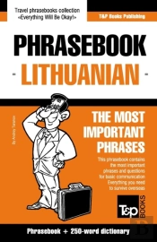English-Lithuanian Phrasebook & 250-Word Mini Dictionary