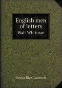 English Men Of Letters Walt Whitman