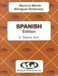 English-Spanish & Spanish-English Word-To-Word Dictionary