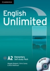 English Unlimited Elementary Self-Study Pack (Workbook With Dvd-Rom)