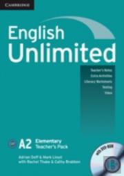 English Unlimited Elementary Teacher'S Pack (Teacher'S Book With Dvd-Rom)