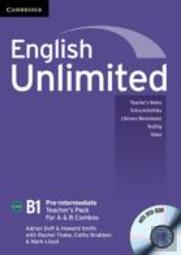 English Unlimited Pre-Intermediate A And B Teacher'S Pack (Teacher'S Book With Dvd-Rom)