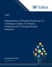 Enhancement Of D-Lactate Production In A