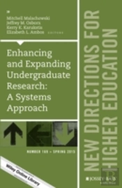 Enhancing And Expanding Undergraduate Research: A Systems Approach