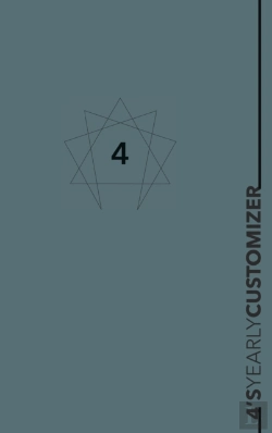 Bertrand.pt - Enneagram 4 Yearly Customizer Planner