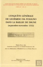 Enquête Générale De Leopardo Da Foligno Dans La Baillie De Digne Septembre Novem
