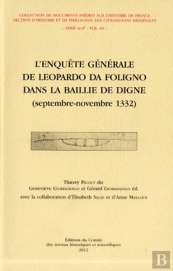 Bertrand.pt - Enquête Générale De Leopardo Da Foligno Dans La Baillie De Digne Septembre Novem
