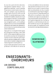 Enseignants-Chercheurs : Un Grand Corps Malade
