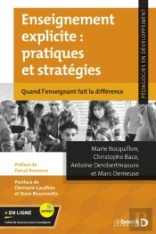 Enseignement Explicite : Pratiques Et Stratégies : Quand L'Enseignant Fait La Différence